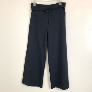 Lululemon Wide Leg Black Yoga Pants